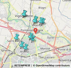 Mappa Via Gianfrancesco Correr, 35133 Padova PD, Italia (1.62636)