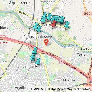 Mappa Via Gianfrancesco Correr, 35133 Padova PD, Italia (1.027)