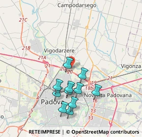 Mappa Via Gianfrancesco Correr, 35133 Padova PD, Italia (3.62636)