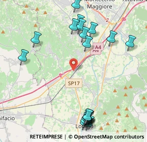 Mappa Via dell'Industria, 36054 Montebello vicentino VI, Italia (5.144)