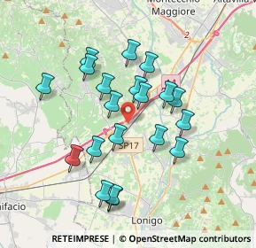Mappa Via dell'Industria, 36054 Montebello vicentino VI, Italia (3.277)