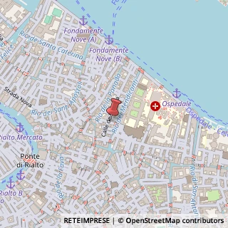 Mappa Calle Larga Giacinto Gallina, 6374, 30121 Venezia, Venezia (Veneto)