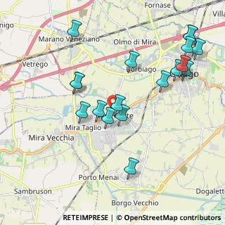 Mappa Via Mocenigo, 30034 Mira VE, Italia (2.18)