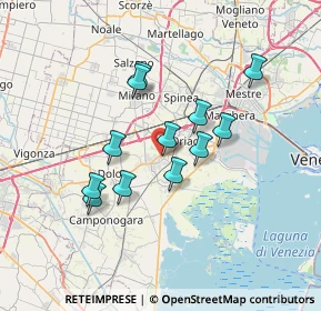 Mappa Via Mocenigo, 30034 Mira VE, Italia (5.76)