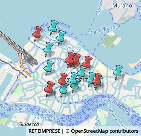 Mappa Calle Michiel, 30125 Venezia VE, Italia (0.7055)