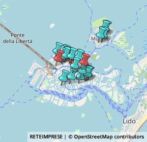 Mappa Calle Michiel, 30125 Venezia VE, Italia (0.998)