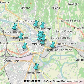 Mappa Vicolo Dietro Sant'Andrea, 37121 Verona VR, Italia (1.37583)