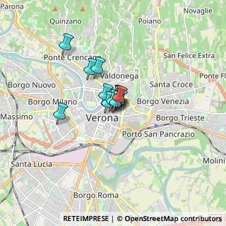 Mappa Vicolo Dietro Sant'Andrea, 37121 Verona VR, Italia (0.77154)