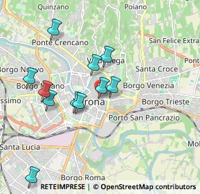 Mappa Via S. Cosimo, 37121 Verona VR, Italia (1.77545)