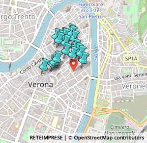Mappa Via S. Cosimo, 37121 Verona VR, Italia (0.298)