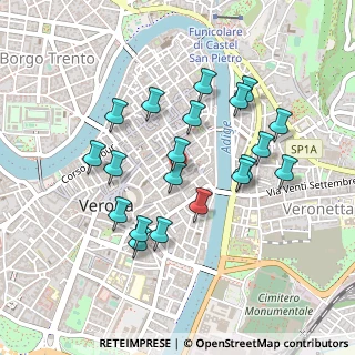 Mappa Vicolo Dietro Sant'Andrea, 37121 Verona VR, Italia (0.429)