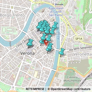 Mappa Vicolo Dietro Sant'Andrea, 37121 Verona VR, Italia (0.2935)
