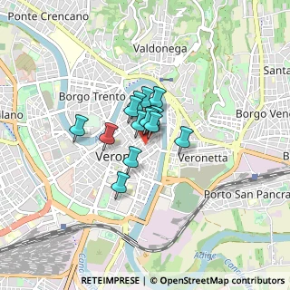 Mappa Vicolo Dietro Sant'Andrea, 37121 Verona VR, Italia (0.43143)