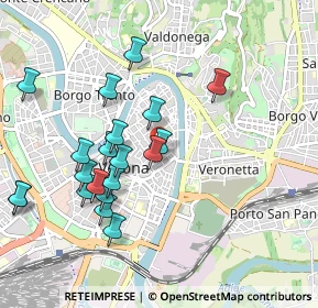 Mappa Via S. Cosimo, 37121 Verona VR, Italia (0.9795)