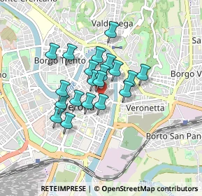 Mappa Via S. Cosimo, 37121 Verona VR, Italia (0.617)