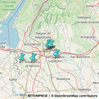 Mappa Via S. Cosimo, 37121 Verona VR, Italia (43.73667)