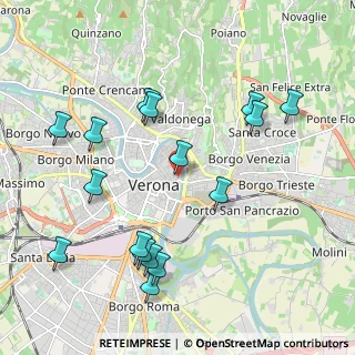 Mappa Via Leoni, 37121 Verona VR, Italia (2.24438)