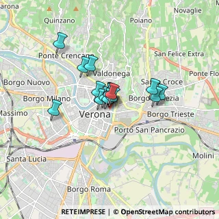 Mappa Via Leoni, 37121 Verona VR, Italia (1.0125)