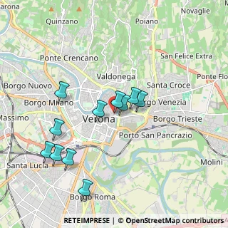 Mappa Via Leoni, 37121 Verona VR, Italia (1.79909)