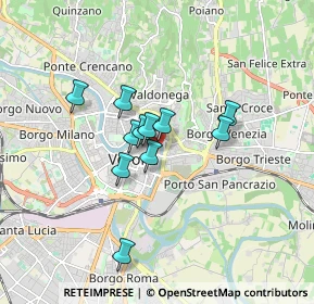 Mappa Via Domenico Frangini, 37121 Verona VR, Italia (1.23545)