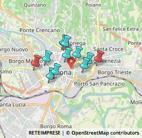Mappa Via Domenico Frangini, 37121 Verona VR, Italia (1.1)