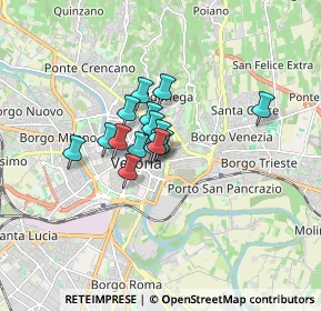 Mappa Via Leoni, 37121 Verona VR, Italia (0.96667)