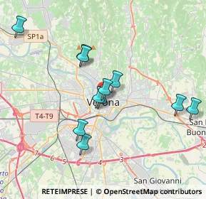 Mappa Via Fratta, 37121 Verona VR, Italia (3.38273)