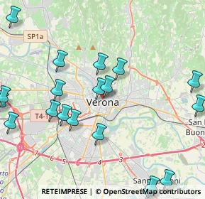 Mappa Via Fratta, 37121 Verona VR, Italia (5.3245)