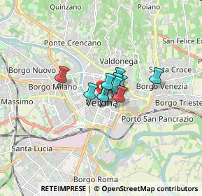 Mappa Via Fratta, 37121 Verona VR, Italia (0.71909)