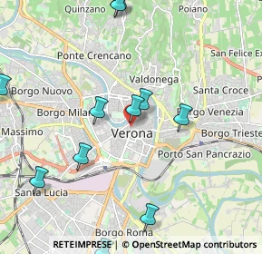Mappa Via Fratta, 37121 Verona VR, Italia (2.4)