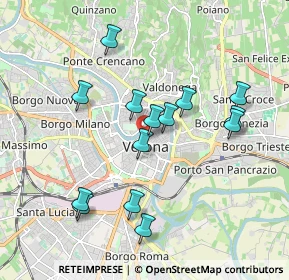 Mappa Via Fratta, 37121 Verona VR, Italia (1.79857)