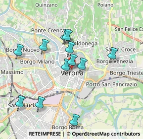 Mappa Via Carlo Cattaneo, 37121 Verona VR, Italia (1.78333)