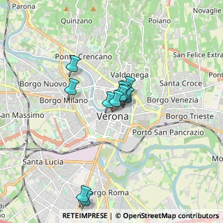 Mappa Via Fratta, 37121 Verona VR, Italia (1.22083)