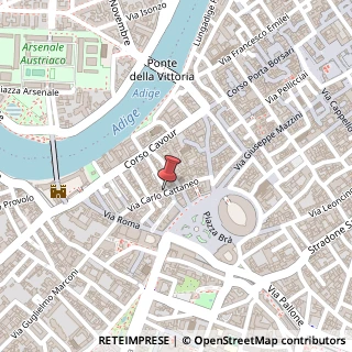 Mappa Via Carlo Cattaneo, 14, 37121 Verona, Verona (Veneto)