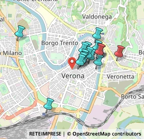 Mappa Via Fratta, 37121 Verona VR, Italia (0.66706)