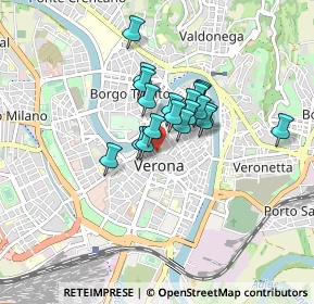 Mappa Via Fratta, 37121 Verona VR, Italia (0.5625)