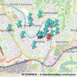 Mappa Via Fratta, 37121 Verona VR, Italia (0.7455)
