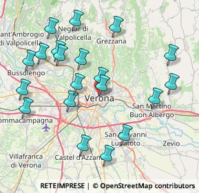 Mappa Via Fratta, 37121 Verona VR, Italia (8.65)