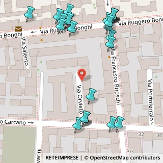 Mappa Via Privata Orvieto, 20141 Milano MI, Italia (0.0963)