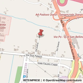 Mappa Via Judrio, 29, 35135 Padova, Padova (Veneto)