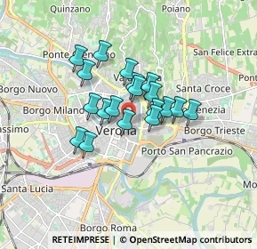 Mappa Via Fabio Filzi, 37121 Verona VR, Italia (1.17158)