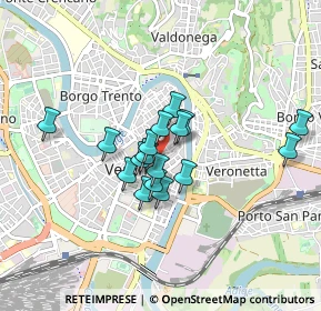 Mappa Via Fabio Filzi, 37121 Verona VR, Italia (0.62824)