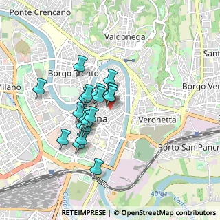Mappa Via Fabio Filzi, 37121 Verona VR, Italia (0.6815)