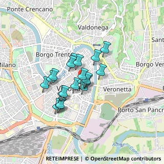 Mappa Via Fabio Filzi, 37121 Verona VR, Italia (0.593)