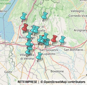 Mappa Via Fabio Filzi, 37121 Verona VR, Italia (10.69176)