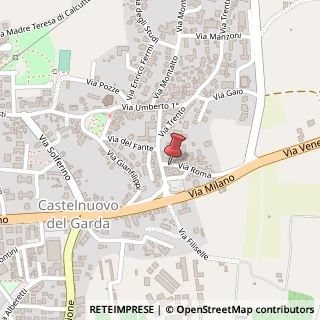 Mappa Via Roma, 35, 37014 Castelnuovo del Garda, Verona (Veneto)