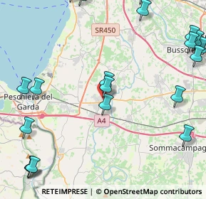 Mappa Via Marconi, 37014 Castelnuovo del Garda VR, Italia (6.1525)