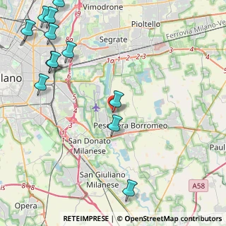 Mappa Via della Resistenza, 20068 Peschiera Borromeo MI, Italia (5.99917)