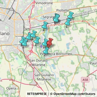 Mappa Via della Resistenza, 20068 Peschiera Borromeo MI, Italia (3.49643)