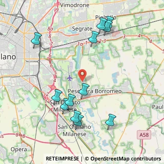 Mappa Via della Resistenza, 20068 Peschiera Borromeo MI, Italia (4.575)